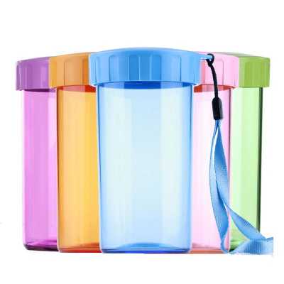 School Water Bottles Minimalist Plastic Cover Travel Sports Healthy Cycling Biking Light Leakproof Portable Water Bottle