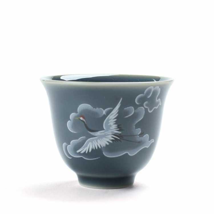 Ceramic Tea Cup 50ml Animal Carved High Quality Small Porcelain Master Tea Bowl Tea Service Accessories Hand Made Drinkware