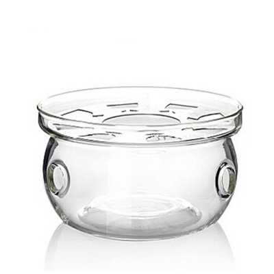 Thickened glass tea set teapot heater cup pot special insulation base Flower tea heating base Warm tea cup ceremony accessories