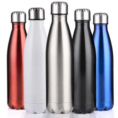 Stainless Steel Bullet Cola Bottle Thermos Large Capacity Men's and Women's Sports Bottle Portable Bottle 1Pc