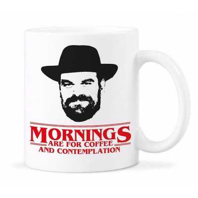 Mug Mornings For Coffee Contemplation Mugs Stranger Things