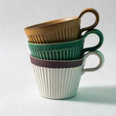 Simple Retro Coffee Mug Ceramic Handmade Large Capacity Japanese Original Creative Ceramic Mugs  Drinkware Kitchen