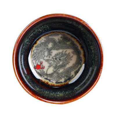 Ceramic Kiln Tea Small Cup Dragon Cup Kung Fu Tea Ceremony Small Tea Bowl Handmade Phoenix Master Cup Customizable