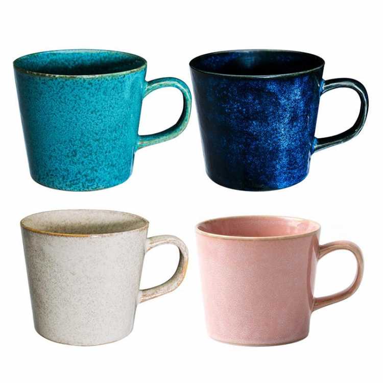 Japanese Minimalist Mug Solid Modern Creative Ceramic Mug Personalized with Handle  Home Breakfast Milk Mug
