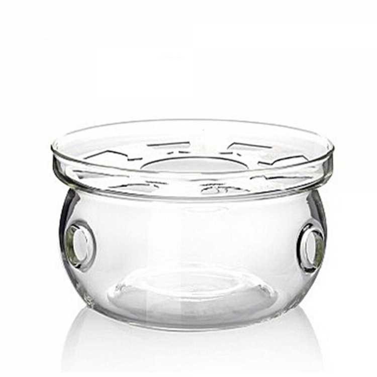 Thickened glass tea set teapot heater cup pot special insulation base Flower tea heating base Warm tea cup ceremony accessories